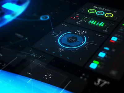 HIVE: AI-Powered Predictive Intelligence aerospace design ai interface award winning design dark ui data visualization decision support enterprise software machine learning mission critical operational intelligence predictive analytics product design satellite controle technical interface ui design