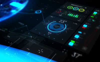 HIVE: AI-Powered Predictive Intelligence aerospace design ai interface award winning design dark ui data visualization decision support enterprise software machine learning mission critical operational intelligence predictive analytics product design satellite controle technical interface ui design