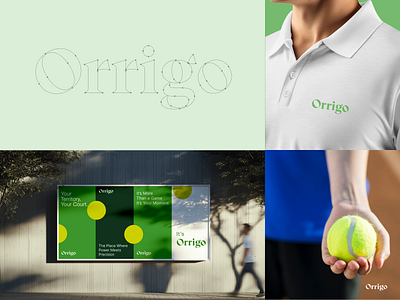 Orrigo – from origin, grounding, healthy roots. agency brand guideline brand identity branding graphic design letter s logo logo mark marketing poster sport community sports logo branding startup tennis ball branding tennis game tennis logo tennis website ui ux vexo lab visual identity