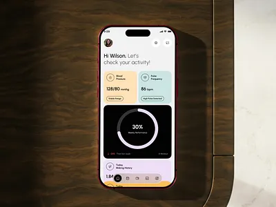 Fitness Mobile App Concept app design fitness fitness app interface minimal mobile mobile app mobile app design ui design uiux wellness