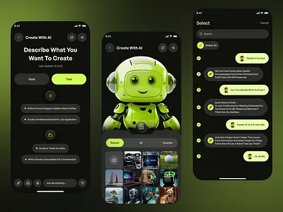 AI Chatbot Mobile App ai assistant ai chat generator ai chatbot ai chatbot app ai mobile app app app design best app design chat bot chatbot chatbot mobile app chatbot ui machine learning mobile app mobile app design mobile app ui mobile ui design modern app ui modern ui ui ux design