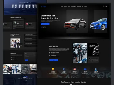 Premium Car Dealership Landing Page – UI/UX Case Study automotive website car dealership car landing page car marketplace car ui car website design dark ui figma design homepage design landing page landing page design minimal design modern ui responsive design uiux uiux design vehicle sales web ui website design