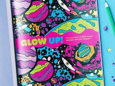 Double the Fun X Mau Cardoso editorial educational graphic design puzzle