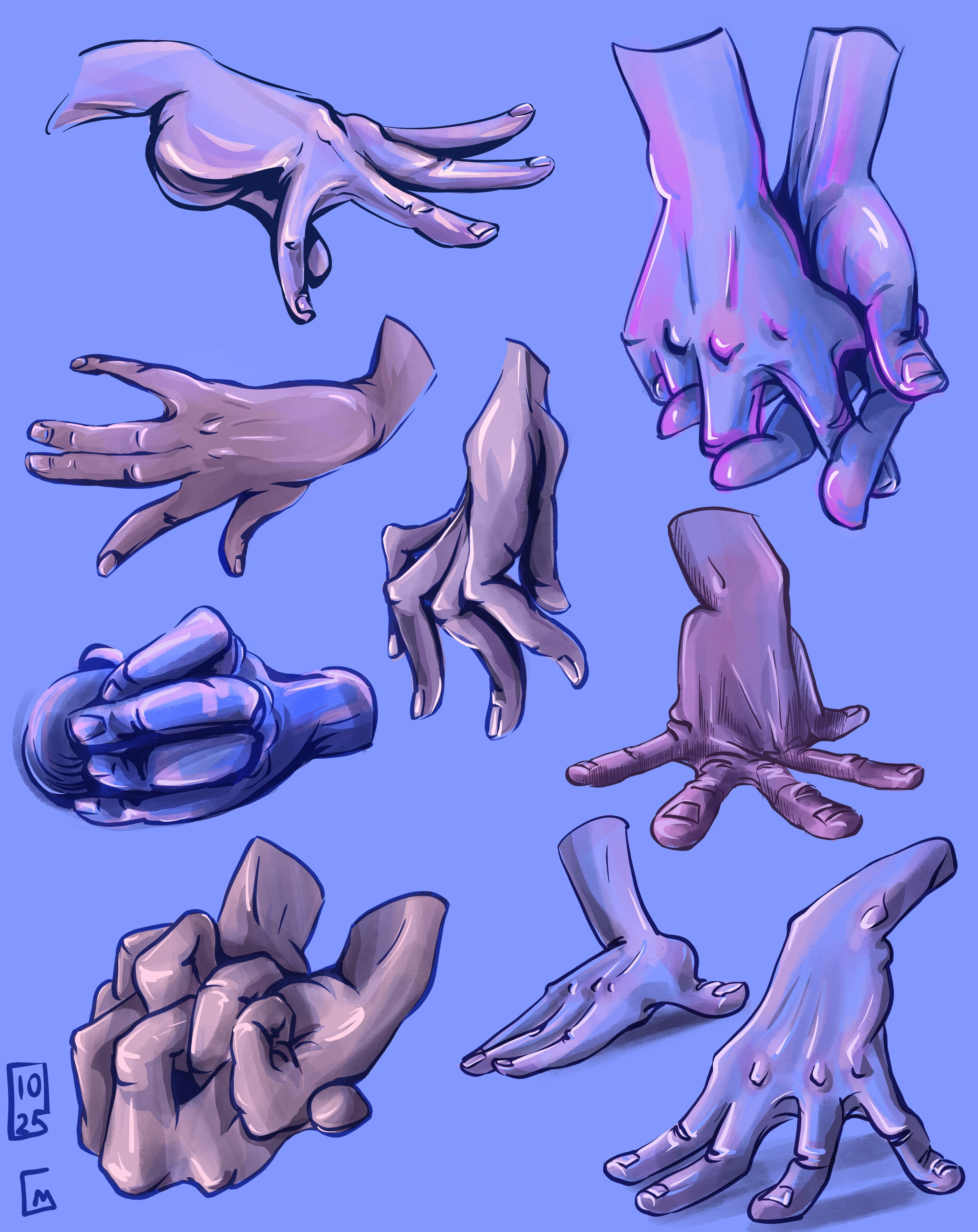 Hand gestures digital digital illustration hand hand gesture hand gestures illustration