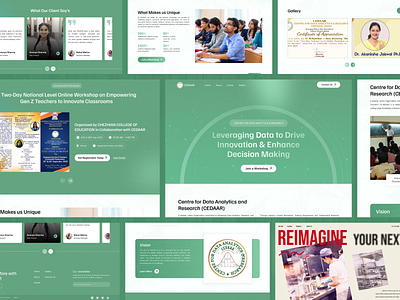 ✨ CEDAAR Website Redesign — UI/UX Exploration clean govt website design htmlcss interface modern ui uiux user experience web design web flow web ui website design website development website redesign wordpress wordpress web development
