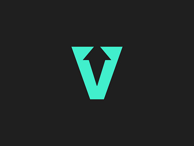 Letter V Arrow Up Logo Design arrow up brand brand identity branding design icon identity letter v lettermark logo logo design logo designer logomark trading v v arrow up v icon v logo wallet logo