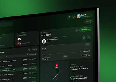 Logistic Dashboard Design courier service dashboard delivery app inventory logistics logistics mobile app management order parcel saas shipment shipping management tms tracking transportation transportation mobile app transportation service ui design uibillalbd