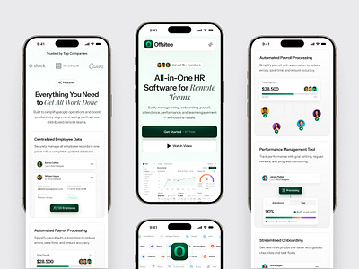 👥 HR Landing Page Responsive Design clean ui design hr landing page hr management ui hr saas hr software ui hr website design landing page minimal layout mobile first design mobile responsive design mobile view design modern web ui responsive design responsive landing page saas saas design saas landing page ui design ui ui design ux design