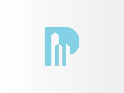 Letter P Building Logo Design brand identity branding brandmark building logo construction logo design letter p lettermark logo logo design logo designer logomark p p building p icon p logo real estate