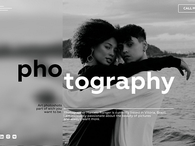 Website UI design graphic design minimal typography ui web