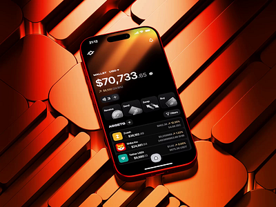 Kraster Wallet: Crypto Vault Animation animation app design app ui banking mobile app blockchain app crypto app crypto exchange crypto payments cryptocurrency ethereum finance financial app fintech mobile app memecoin mobile app mobile app design product design swap token web3 design