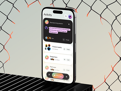 AI Companion App Sneak Peek ai android application apps assistant companion design ios minimal mobile app trendy ui uidesign ux uxdesign