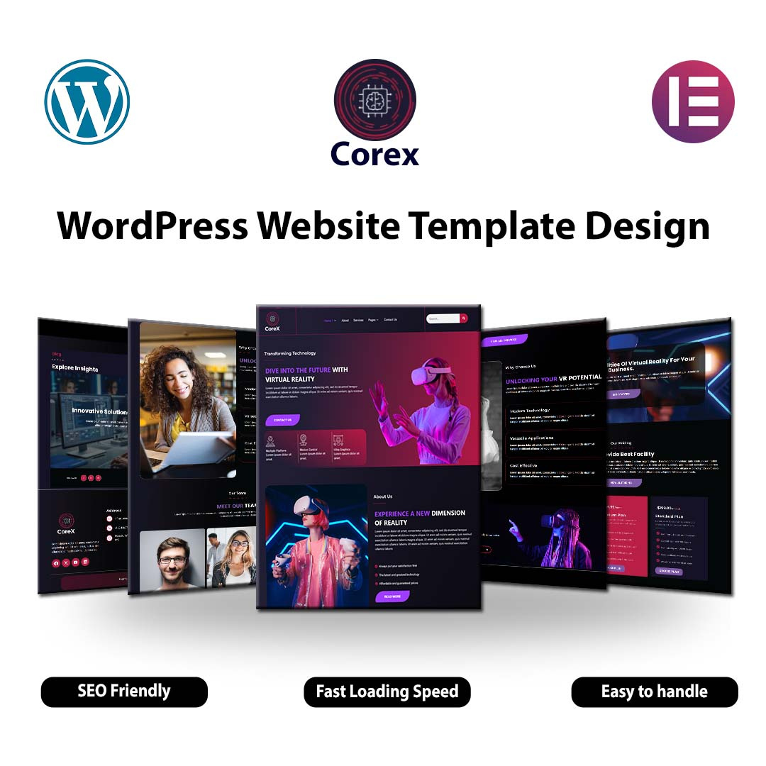 Professional Landing Page Design 3d branding digital agency graphic design it solutions landing page minimal design modern website responsive website software company tech gadgets tech website uiux website design website development wordpress