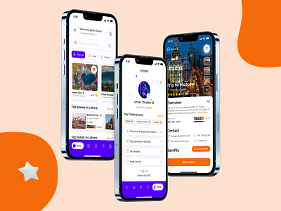 Express Travel - A Travel Agency Mobile App app design mobile app mobile app design mobile app design ui travel agency app travel agency mobile app design travel app design ui