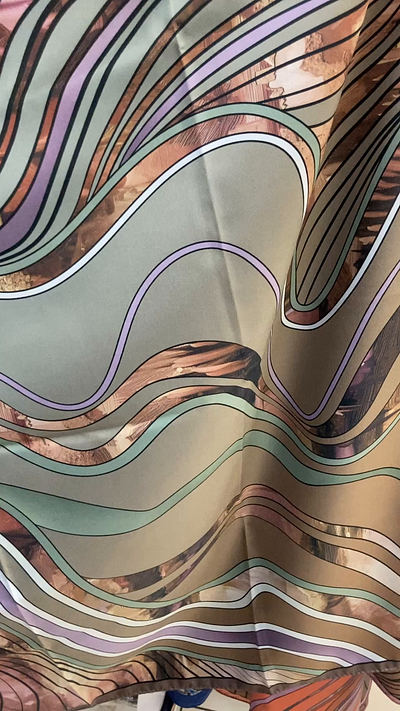 Silk scarf print design abstract design fashion print design print on silk print on textil silk silk scarf textile textile design
