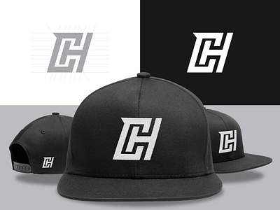 Modern CH Monogram — Geometric Logo Concept apparel branding ch logo clothing design display font graphic design hand lettering handmade type hats initial lettering logo logo type monogram sporty streetwear typography vector