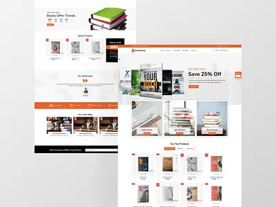 📚 BooksBeau — Bookshop E-commerce UI animation branding design graphic design illustration logo motion graphics ui ux vector