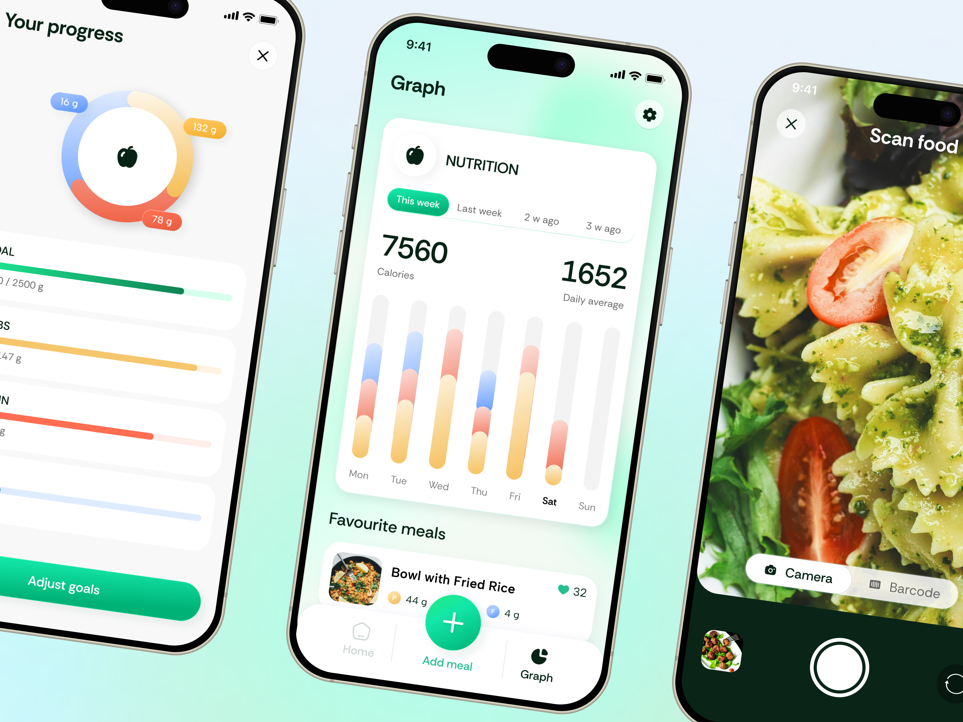 Nutrition Companion Mobile App Design