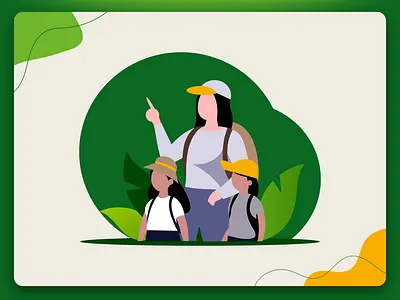 Illustration Kit for Naturpark Dübener Heide game game design illustration ui