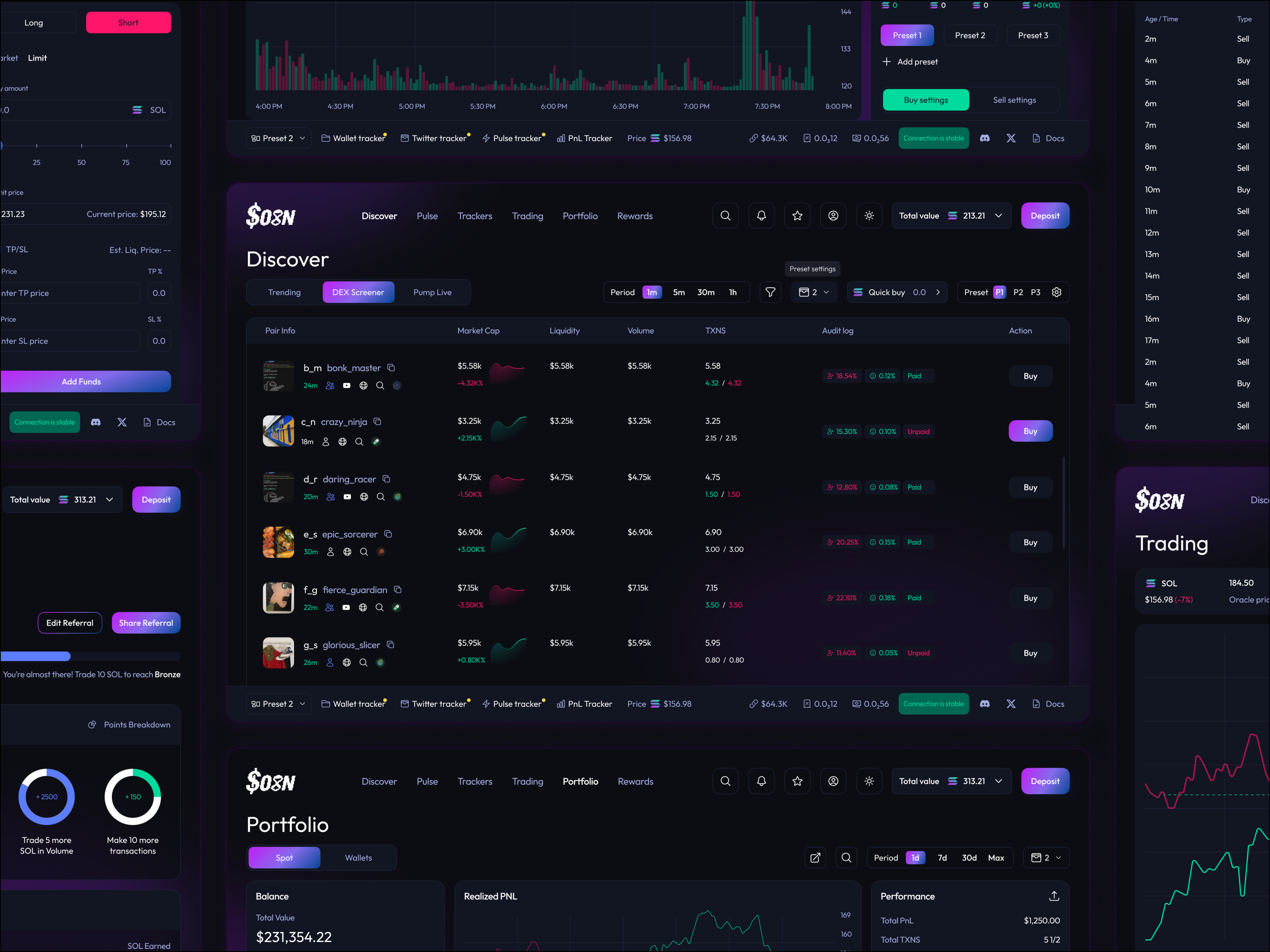Crypto Trading Platform Web App Design