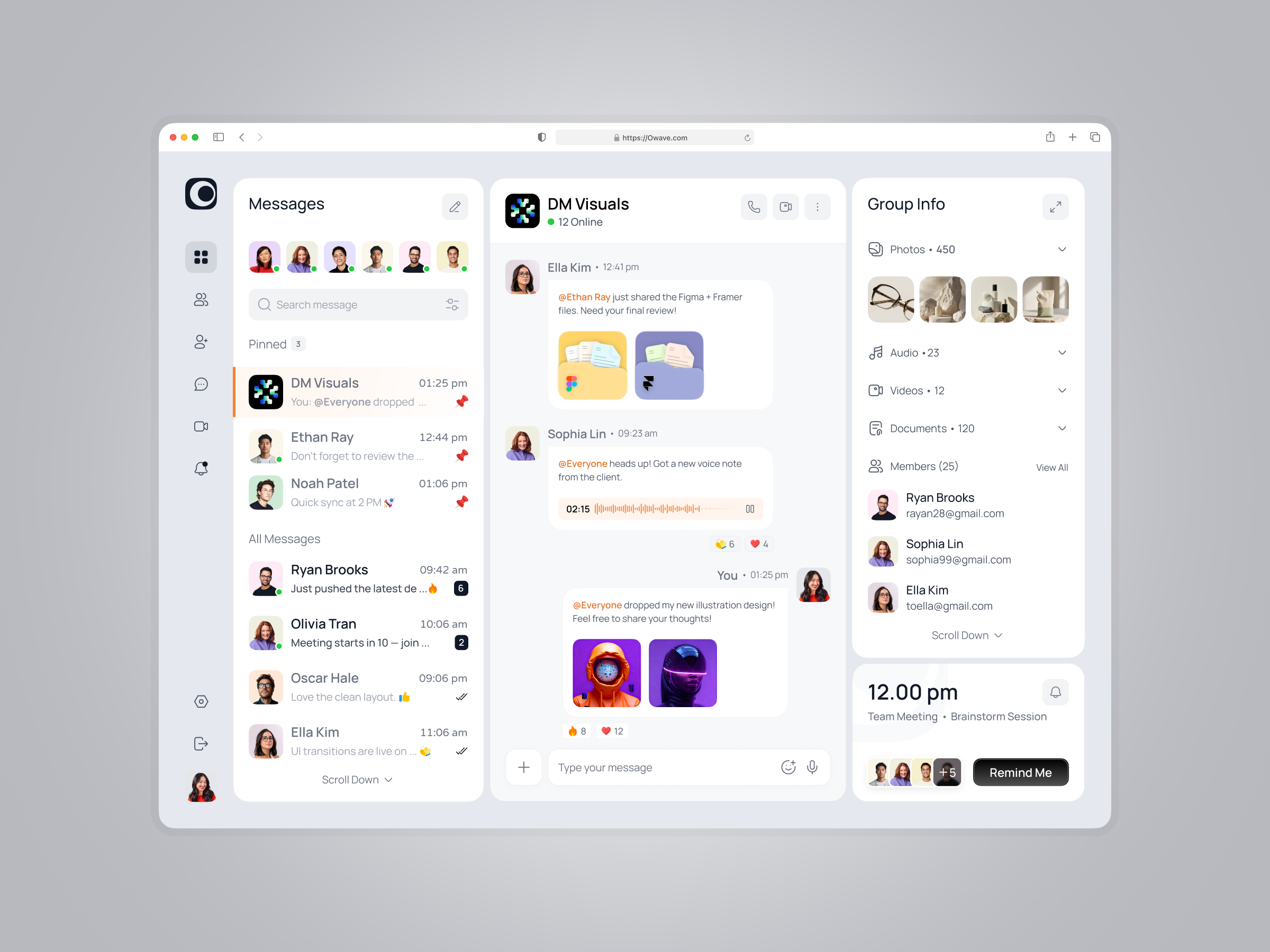 Real-time Messaging Feed UI chat app chat feed ui chatbot chatting chatting app design direct message ios message app message application design messaging app messaging feed ui messenger onboarding product design ui voice chat whatsapp