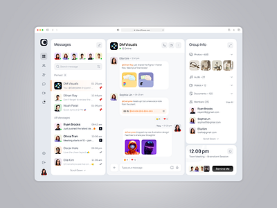 Real-time Messaging Feed UI chat app chat feed ui chatbot chatting chatting app design direct message ios message app message application design messaging app messaging feed ui messenger onboarding product design ui voice chat whatsapp