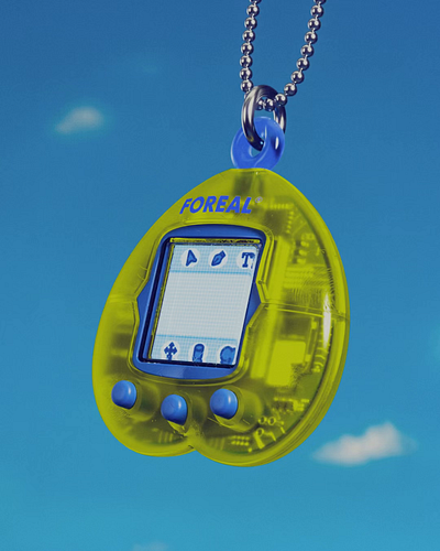 Tamagotchi 3d animation branding cgi character design foreal graphic design illustration logo
