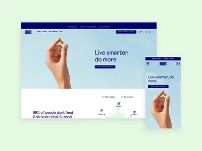Hitting creative highs alongside smart supplement Heights design figma graphic design ui ux web