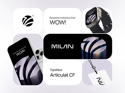 Branding for Milan brand brandbook branding circle logo future logo logo logo design modern logo visual identity