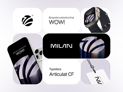 Branding for Milan brand brandbook branding circle logo future logo logo logo design modern logo visual identity