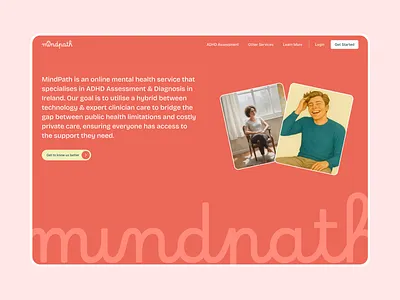 ADHD - About us page about us adhd clinical creative layout mental health modern psichiatry psychology