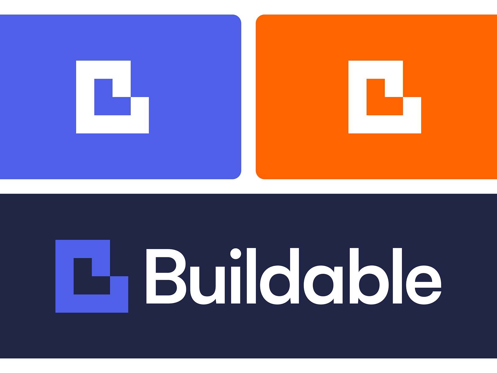 Buildable | Logo design by Oleg Coada on Dribbble
