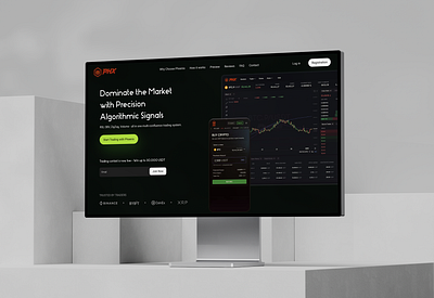 Wix Website for Phoenix concept landing page ux website design wix