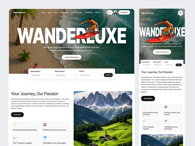 Travel Website flight booking ui landing page minimal travel website modern travel landing page product design tour toure tourism website design travel travel booking design travel booking system design travel landing page travel package website travel website travel website design travel website ui ui web design website