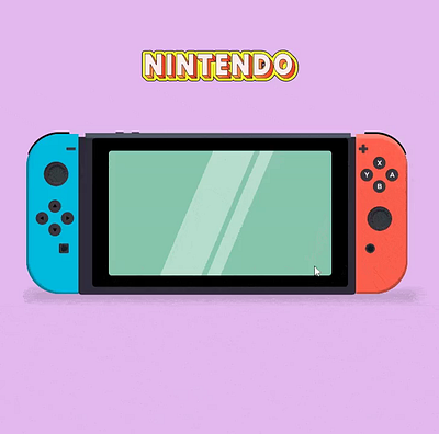 Nintendo Illustration on Figma animation illustrator