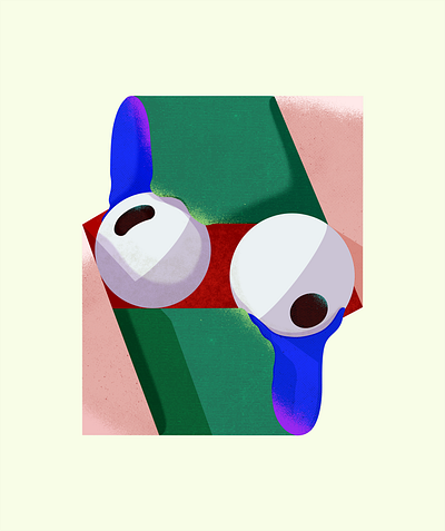 Curved Watcher 3d artwork design graphic design illustration motion graphics