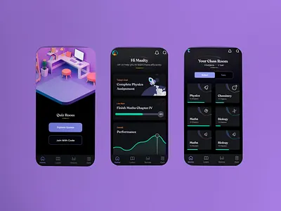 Tackl - E-Learning App app design education education app educational learning learning app mobile app quiz ui ui design user interface