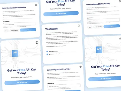 OpenAI Popup UI Design ai ai assistant ai dashboard ai website chat openai clean ui dashboard ui interface minimal onboarding openai openai api openai popup design openai web search popup design product design ui web application web design website