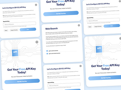 OpenAI Popup UI Design ai ai assistant ai dashboard ai website chat openai clean ui dashboard ui interface minimal onboarding openai openai api openai popup design openai web search popup design product design ui web application web design website