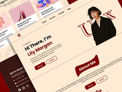 Portfolio.Lily Morgan branding graphic design ui