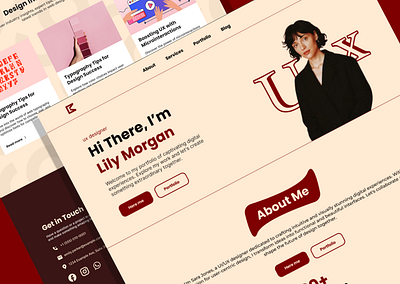 Portfolio.Lily Morgan branding graphic design ui