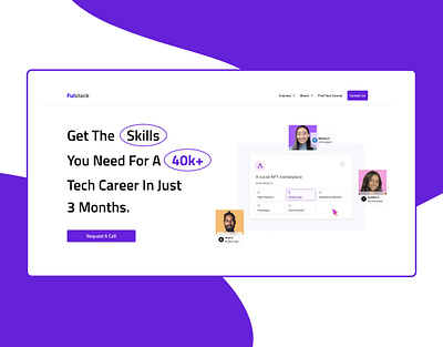 Start-up website design figma section ui ui web section ui