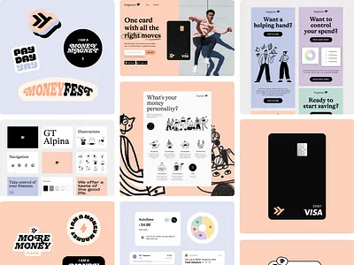 🗃️Archives (Brand work for Empower) branding card credit card debit card emails finance fintech guidelines