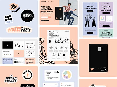 🗃️Archives (Brand work for Empower) branding card credit card debit card emails finance fintech guidelines