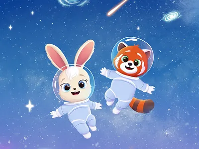 Astra & Milo 2dart branding characterdesign childrensbook design illustration kidsbook storybook ui vector