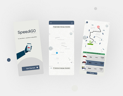 Cab Booking App UI - SpeediGo admin app app ui bike booking app ui booking app ui branding cab booking app design cab booking app ui car booking app ui design new ui ola ui rapido rapido ui uber uber ui ui uiux ux vector