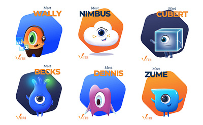 Variphy - Character development 2dart branding characterdesign design graphic design ui