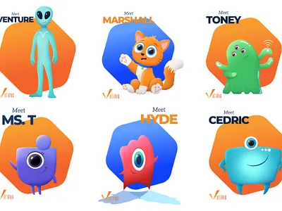 Variphy - Character development branding characterdesign design ui vector