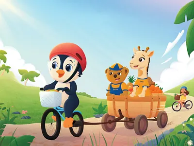 Lollo & Bernie 2dart branding characterdesign childrensbook design illustration vector