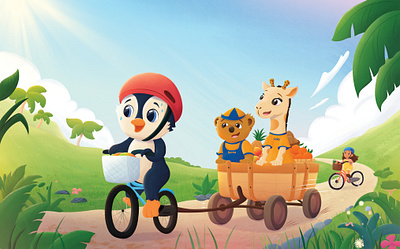 Lollo & Bernie 2dart branding characterdesign childrensbook design illustration vector